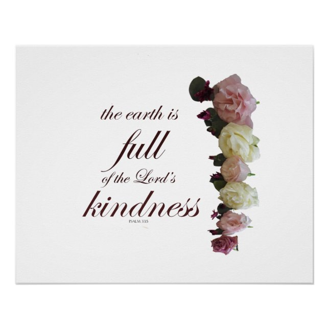 Psalm 33 poster (Front)