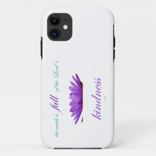 psalm 33 purple lotus kindness Case-Mate iPhone case
