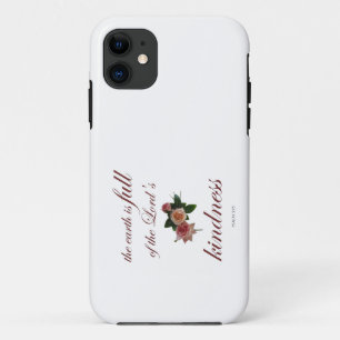 Psalm-33, The Earth is Full of the Lord's Kindness Case-Mate iPhone Case