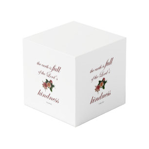 Psalm-33, The Earth is Full of the Lord's Kindness Cube