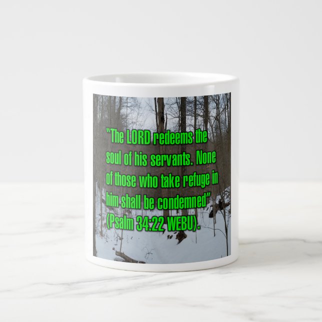 Psalm 34:22 WEBU Mug (Front)
