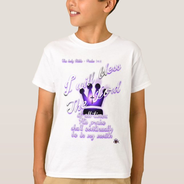 Psalm 34 T-Shirt (Front)