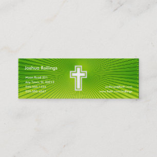 Psalm 37; 4-5 - Christian Mini Business Card