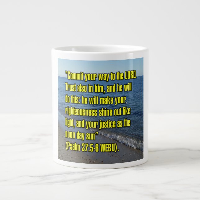 Psalm 37:5–6 WEBU Mug (Front)