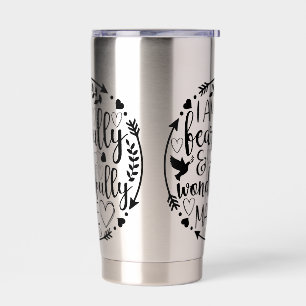 Psalm 39 Wonderfully Made Christian Scripture  Insulated Tumbler