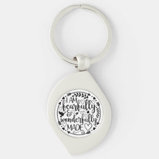 Psalm 39 Wonderfully Made Christian Scripture  Key Ring