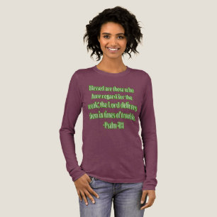 Psalm 41:1 Blessed Are Those Who Have Regard... Tri-Blend Shirt