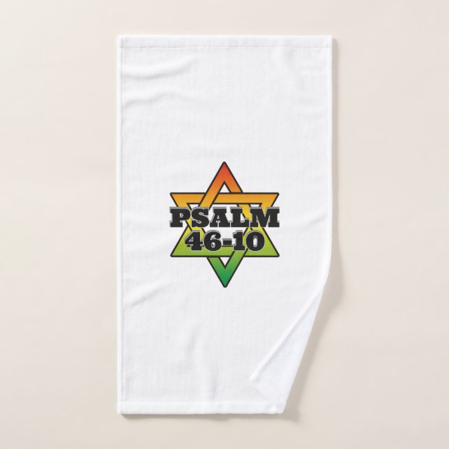 Psalm 46-10 - Bath Towel Set (Hand Towel)