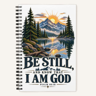 PSALM 46:10 Be Still And Know Notebook