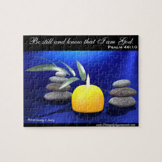 Psalm 46:10 Be still and know that I am God. Jigsaw Puzzle