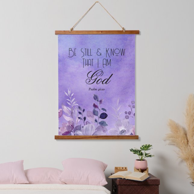 Psalm 46:10 Bible Verse Hanging Tapestry (Bedroom)