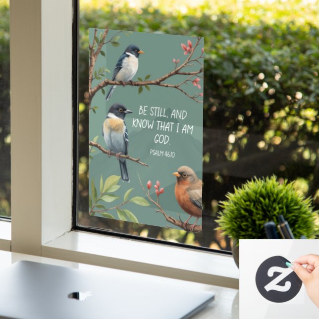 Psalm 46:10 Christian Bible Verse Image  (Office)