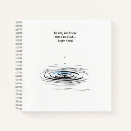 Psalm 46:10 Christian Journal | Scripture Notebook