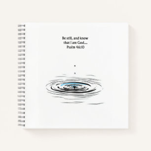 Psalm 46:10 Christian Journal   Scripture Notebook