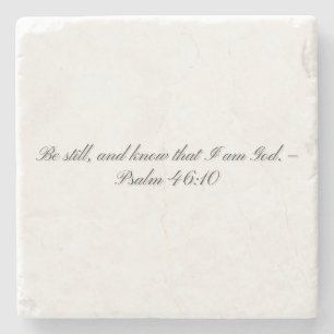 Psalm 46: 10, Gift Coaster