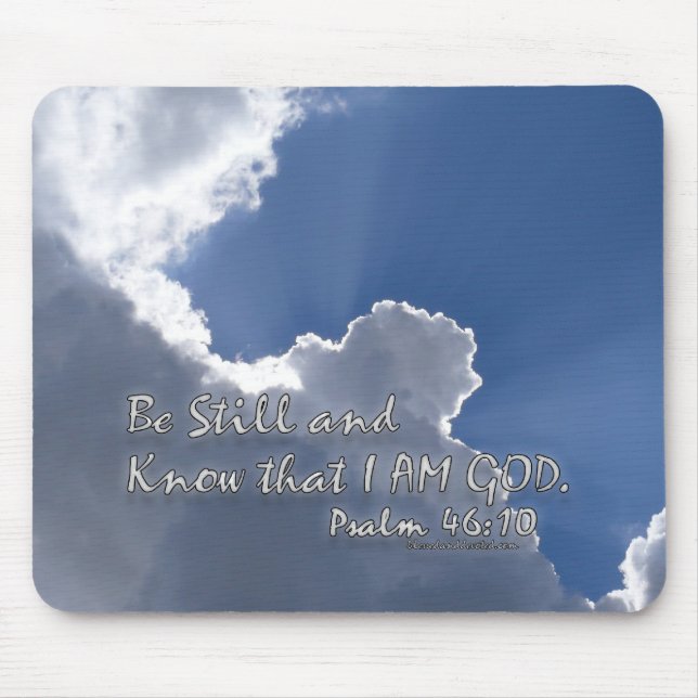 Psalm 46:10 mouse pad (Front)