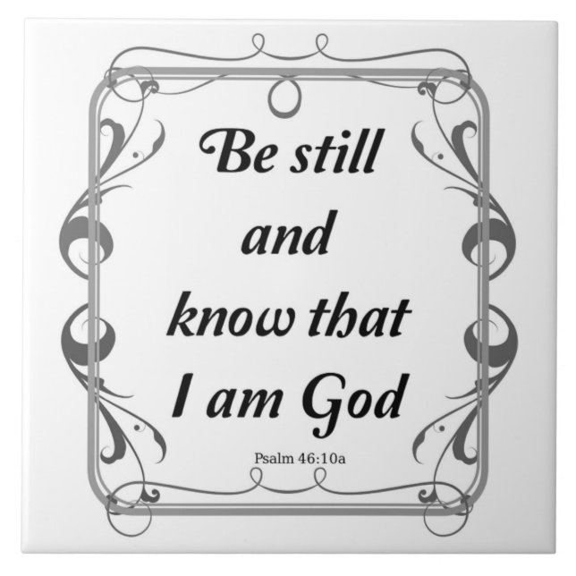 PSALM 46-10 TILE (Front)