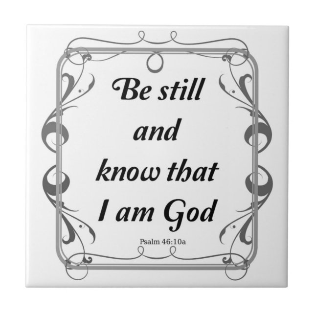 PSALM 46-10 TILE (Front)