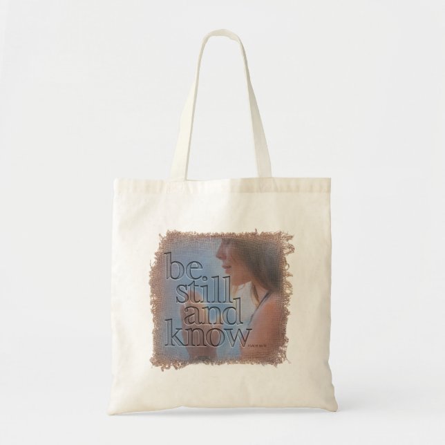 PSALM 46:10 - Tote Bag (Front)