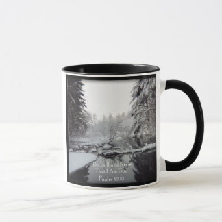 Psalm 46:10 - Winter Scene Mug