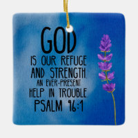 Psalm 46:1 Christian Bible Verse Art