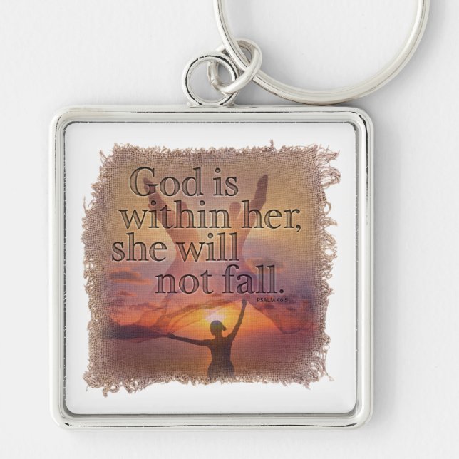 PSALM 46:5 - Keychain (Front)