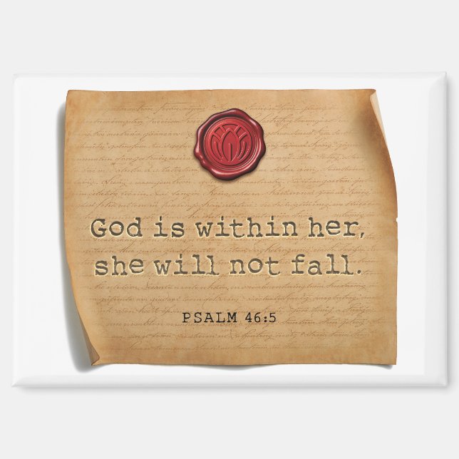 Psalm 46:5 Kitchen Magnet Home Accent (Front)
