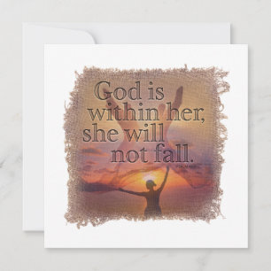 PSALM 46:5 - Personalized Notecard