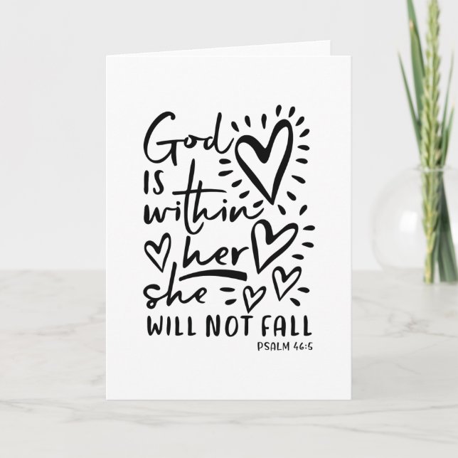 Psalm 46 Greeting Card (Front)