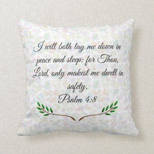 Psalm 4:8  cushion