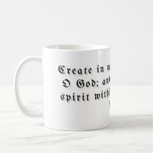 Psalm 51:10 Gift Mug