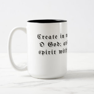 Psalm 51:10 Gift Mug