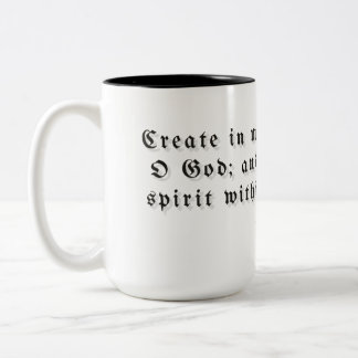 Psalm 51:10 Gift Mug