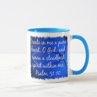 Psalm 51:10 mug