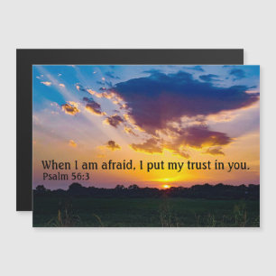 Psalm 56:3 Biblical Encouragement  Magnetic Invitation