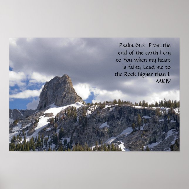 Psalm 61:2 poster (Front)