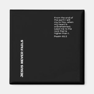Psalm 61_2 seek god christian magnet