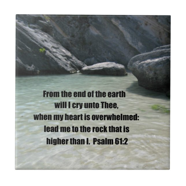 Psalm 61:2 tile (Front)