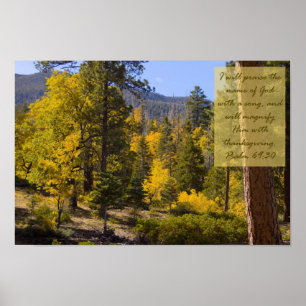 Psalm 69:30 Poster