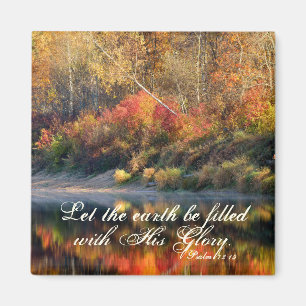 Psalm 72:19 Bible Verse God's Glory Magnet