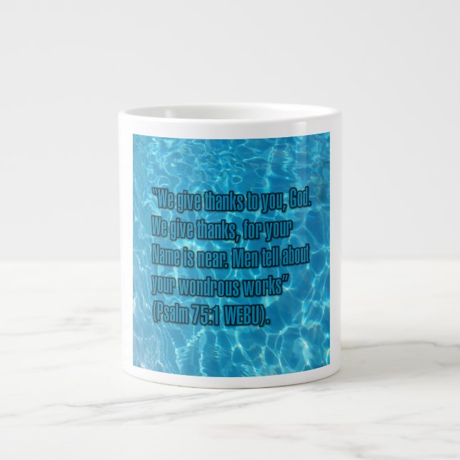 Psalm 75:1 WEBU Mug (Front)