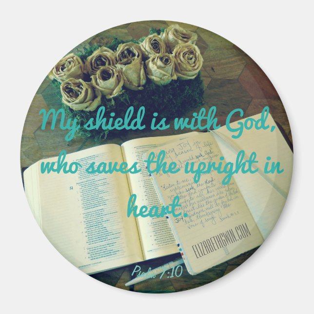 Psalm 7:10 magnet (Front)