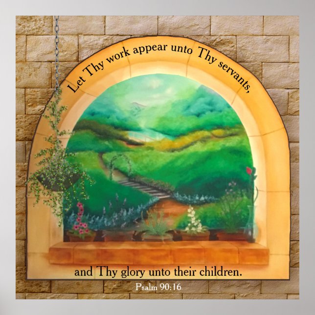 Psalm 90:16  poster (Front)