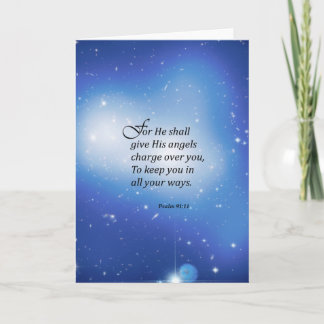 Psalm 91:11 card