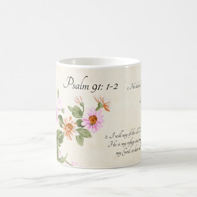Psalm 91:1-2    coffee mug (Center)