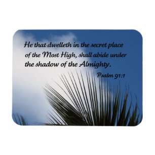 Psalm 91:1 magnet
