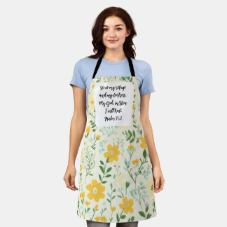 Psalm 91:2 Christian Apron