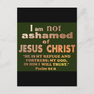 Psalm 91:2 postcard
