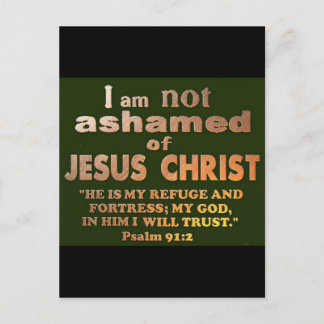 Psalm 91:2 postcard