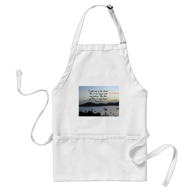 Psalm 91:2 standard apron (Front)